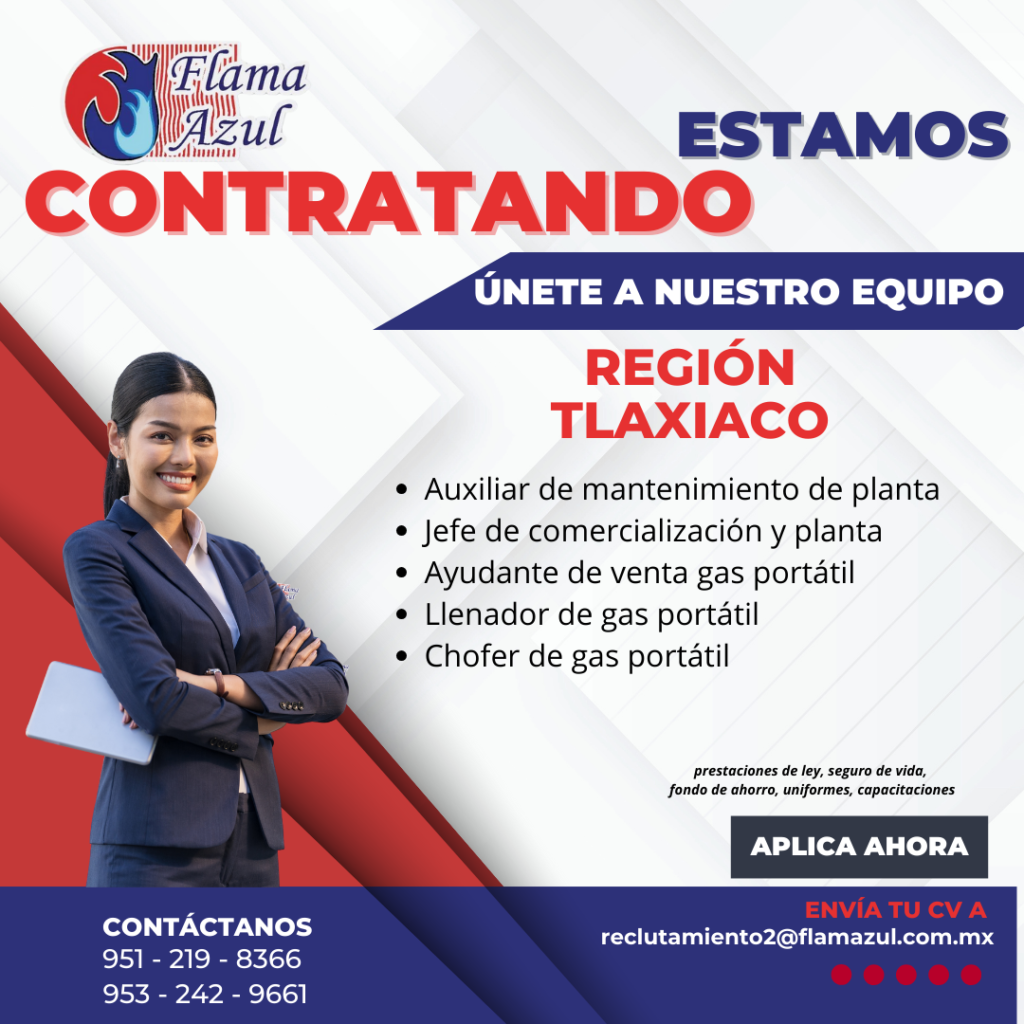vacantes en tlaxiaco