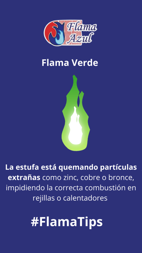 Flama verde